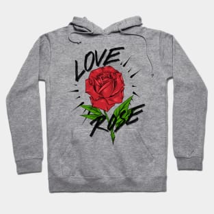 Love rose Hoodie